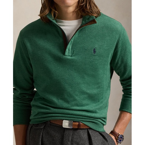 폴로 랄프로렌 Mens Luxury Jersey Quarter Zip Pullover