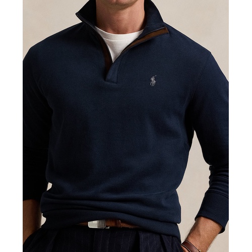 폴로 랄프로렌 Mens Luxury Jersey Quarter Zip Pullover