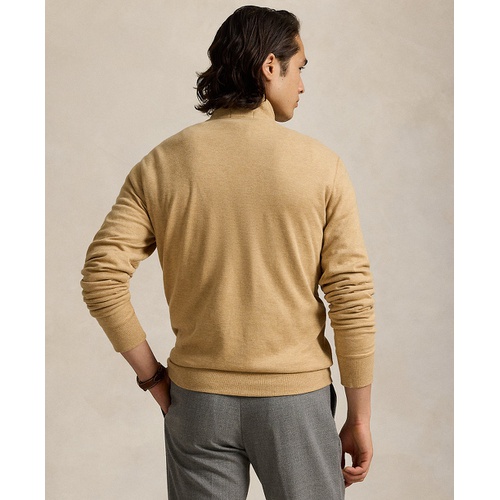 폴로 랄프로렌 Mens Luxury Jersey Quarter Zip Pullover