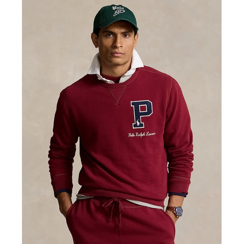 폴로 랄프로렌 Mens The RL Fleece Letterman Sweatshirt