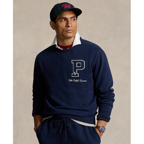 폴로 랄프로렌 Mens The RL Fleece Letterman Sweatshirt