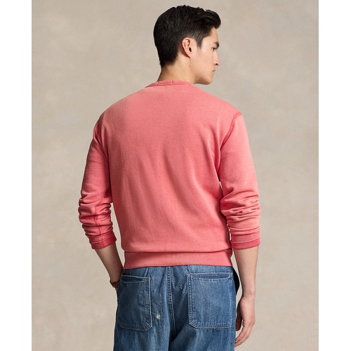 폴로 랄프로렌 Mens Big Pony Garment Dyed Fleece Sweatshirt