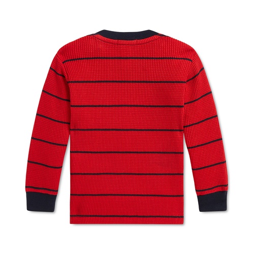 폴로 랄프로렌 Baby Cotton Striped Waffle Knit Tee