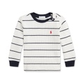 Baby Cotton Striped Waffle Knit Tee