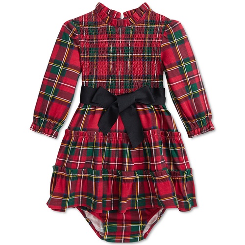 폴로 랄프로렌 Baby Ruffled Trim Plaid Dress