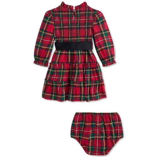 폴로 랄프로렌 Baby Ruffled Trim Plaid Dress