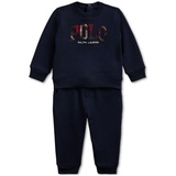 Baby Fleece Brushed Sweatshirt & Pants 2 Piece Set