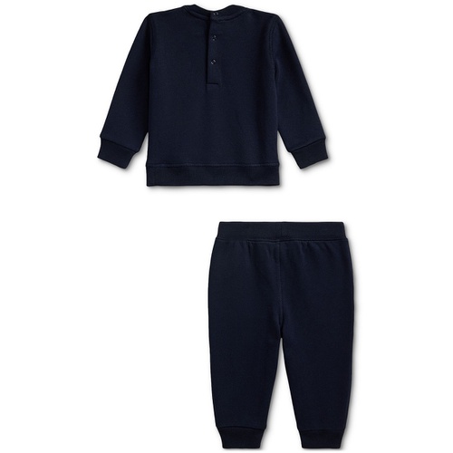 폴로 랄프로렌 Baby Fleece Brushed Sweatshirt & Pants 2 Piece Set