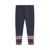 Toddler and Little Girls Fair Isle Stretch Jersey Legging Pant