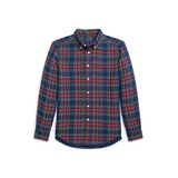 Big Boys Buffalo Check Double Faced Cotton Shirt