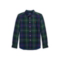 Big Boys Buffalo Check Double Faced Cotton Shirt