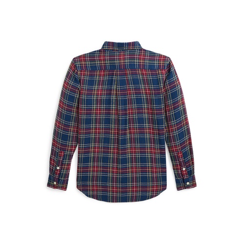 폴로 랄프로렌 Big Boys Buffalo Check Double Faced Cotton Shirt