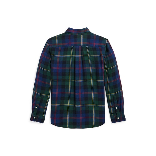 폴로 랄프로렌 Big Boys Buffalo Check Double Faced Cotton Shirt