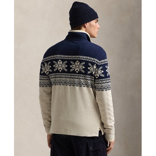 폴로 랄프로렌 Mens Estate Rib Cotton Quarter Zip Pullover