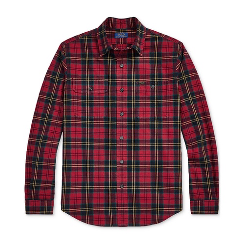 폴로 랄프로렌 Mens Classic Fit Plaid Oxford Workshirt