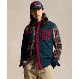 Mens Classic Fit Plaid Oxford Workshirt