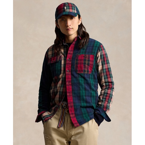 폴로 랄프로렌 Mens Classic Fit Plaid Oxford Workshirt