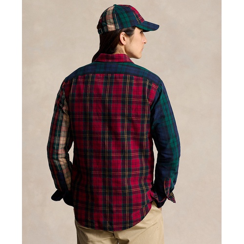 폴로 랄프로렌 Mens Classic Fit Plaid Oxford Workshirt