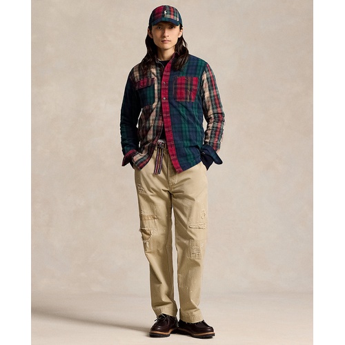 폴로 랄프로렌 Mens Classic Fit Plaid Oxford Workshirt