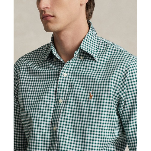 폴로 랄프로렌 Mens Classic Fit Gingham Oxford Shirt