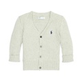 Polo Ralph Lauren Kids Combed Cotton V-Neck Cardigan (Infant)