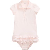 Polo Ralph Lauren Kids Ruffled Polo Dress & Bloomer (Infant)