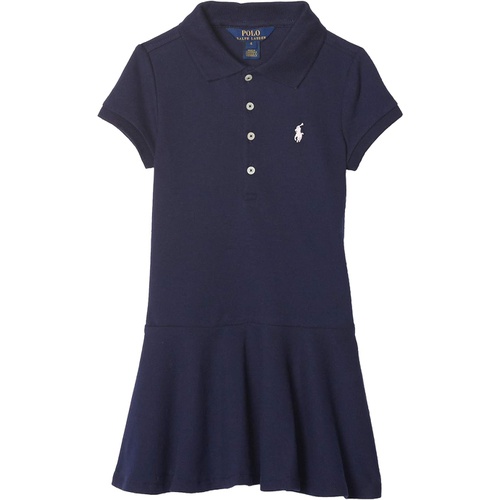 폴로 랄프로렌 Polo Ralph Lauren Kids Short Sleeve Polo Dress (Little Kids)