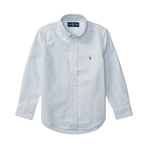 폴로 랄프로렌 Polo Ralph Lauren Kids Striped Cotton Oxford Shirt (Little Kids)