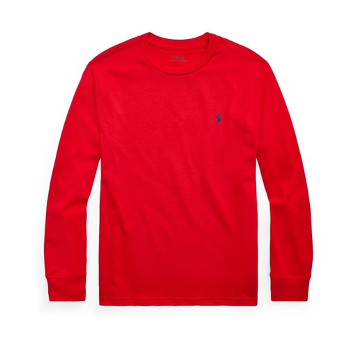 폴로 랄프로렌 Polo Ralph Lauren Kids Cotton Jersey Long Sleeve Tee (Big Kids)