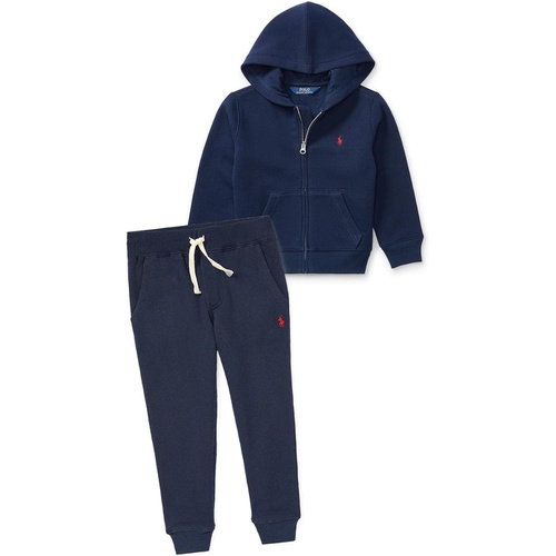 폴로 랄프로렌 Polo Ralph Lauren Kids Cotton Blend Fleece Hoodie (Little Kids)