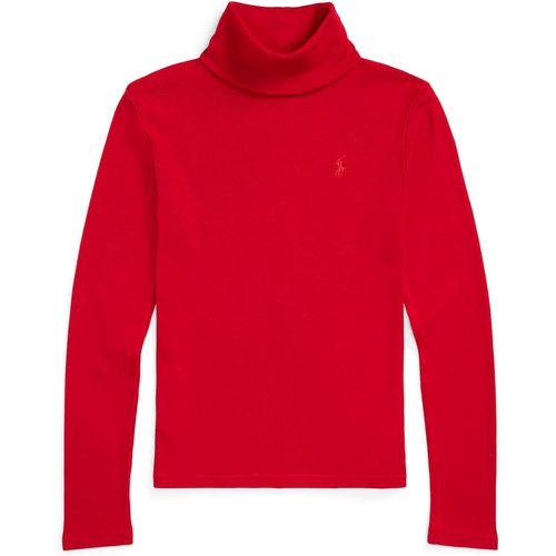 폴로 랄프로렌 Polo Ralph Lauren Kids Ribbed Cotton-Blend Turtleneck (Big Kids)