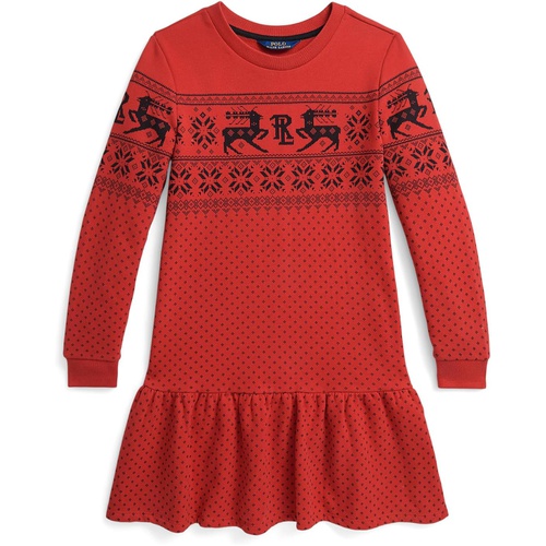 폴로 랄프로렌 Polo Ralph Lauren Kids Fair Isle Fleece Dress (Big Kids)