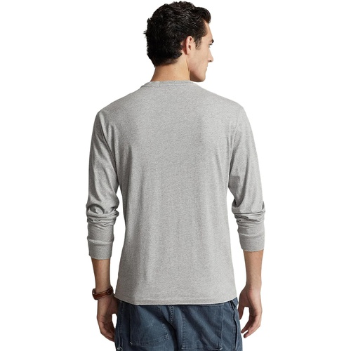 폴로 랄프로렌 Mens Polo Ralph Lauren Classic Fit Logo Jersey Long Sleeve T-Shirt