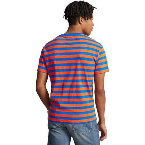폴로 랄프로렌 Mens Polo Ralph Lauren Short Sleeve Striped Crew Neck T-Shirt
