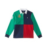 Polo Ralph Lauren Kids Color-Blocked Cotton Jersey Rugby Shirt (Big Kids)