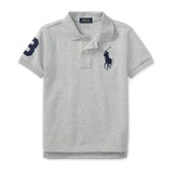 Polo Ralph Lauren Kids Big Pony Cotton Mesh Polo Shirt (Little Kids)