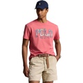 Mens Polo Ralph Lauren Classic Fit Plaid-Logo Jersey T-Shirt