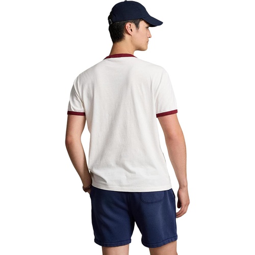 폴로 랄프로렌 Mens Polo Ralph Lauren Classic Fit Logo Slub Jersey T-Shirt