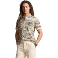 Mens Polo Ralph Lauren Classic Fit Beach-Print Mesh Polo Shirt