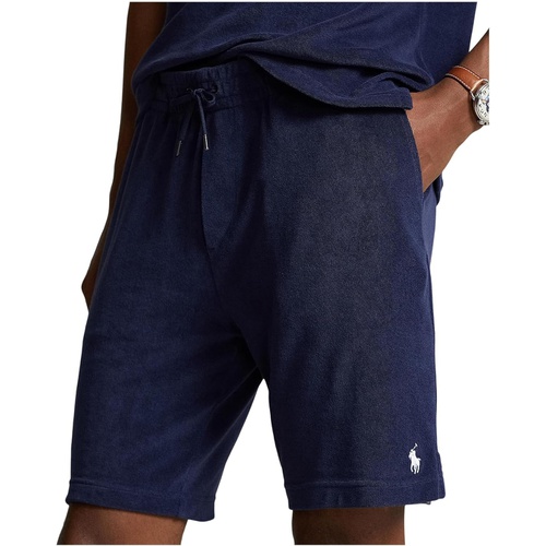 폴로 랄프로렌 Mens Polo Ralph Lauren 75-Inch Terry Drawstring Shorts