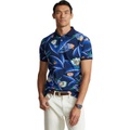 Mens Polo Ralph Lauren Classic Fit Floral Mesh Polo Short Sleeve Shirt