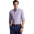 Mens Polo Ralph Lauren Classic Fit Gingham Stretch Poplin Shirt