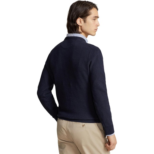 폴로 랄프로렌 Mens Polo Ralph Lauren Textured Cotton Crew Neck Sweater