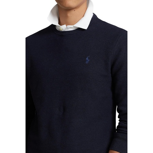 폴로 랄프로렌 Mens Polo Ralph Lauren Textured Cotton Crew Neck Sweater