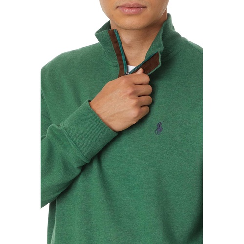 폴로 랄프로렌 Mens Polo Ralph Lauren Luxury Jersey Quarter-Zip Pullover