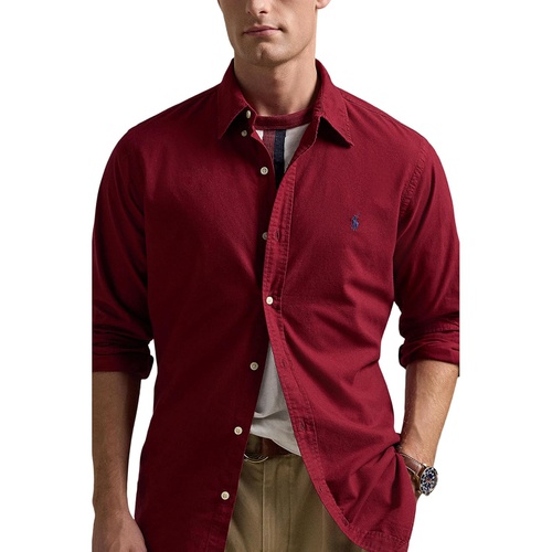 폴로 랄프로렌 Mens Polo Ralph Lauren Classic Fit Garment-Dyed Oxford Shirt