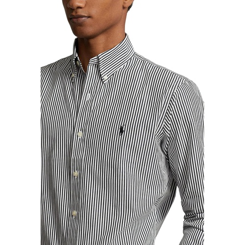 폴로 랄프로렌 Mens Polo Ralph Lauren Classic Fit Striped Stretch Poplin Shirt