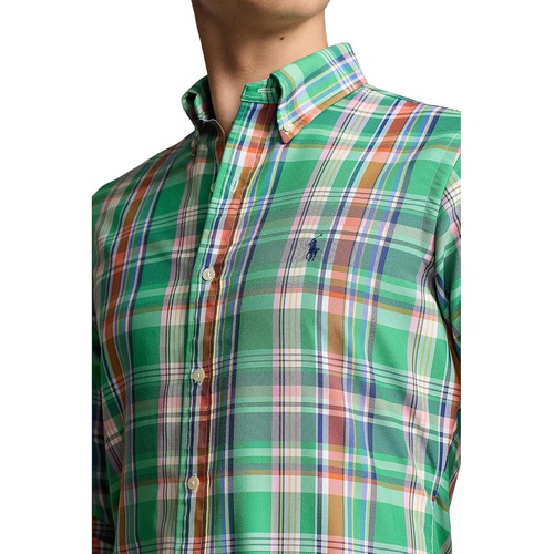 폴로 랄프로렌 Mens Polo Ralph Lauren Classic Fit Plaid Oxford Shirt