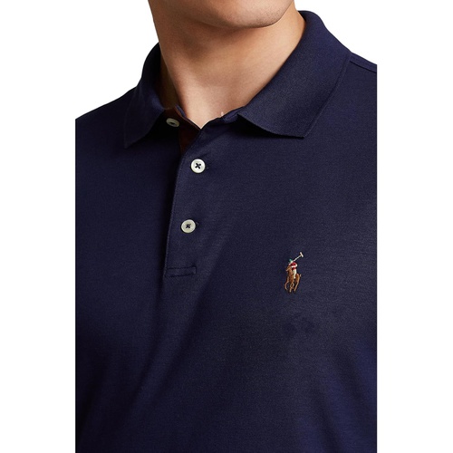 폴로 랄프로렌 Mens Polo Ralph Lauren Classic Fit Long Sleeve Soft Touch Polo Shirt