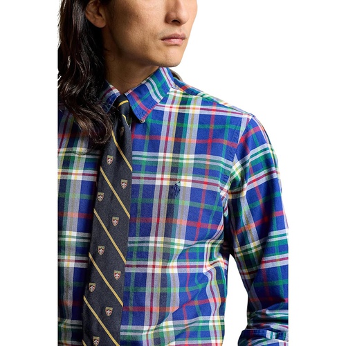 폴로 랄프로렌 Mens Polo Ralph Lauren Classic Fit Plaid Oxford Shirt